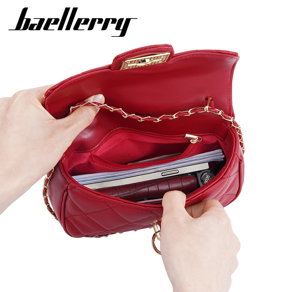 BAELLERRY N3248 Tas Selempang Wanita Bahan Kulit PU Leather Premium WATCHKITE WKOS