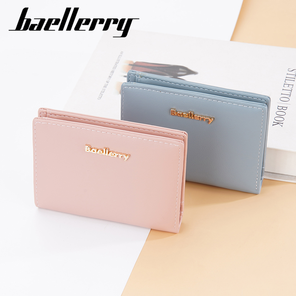 BAELLERRY NR097 Dompet Wanita Kecil Dompet Lipat Bahan Kulit PU Leather Premium WATCHKITE WKOS