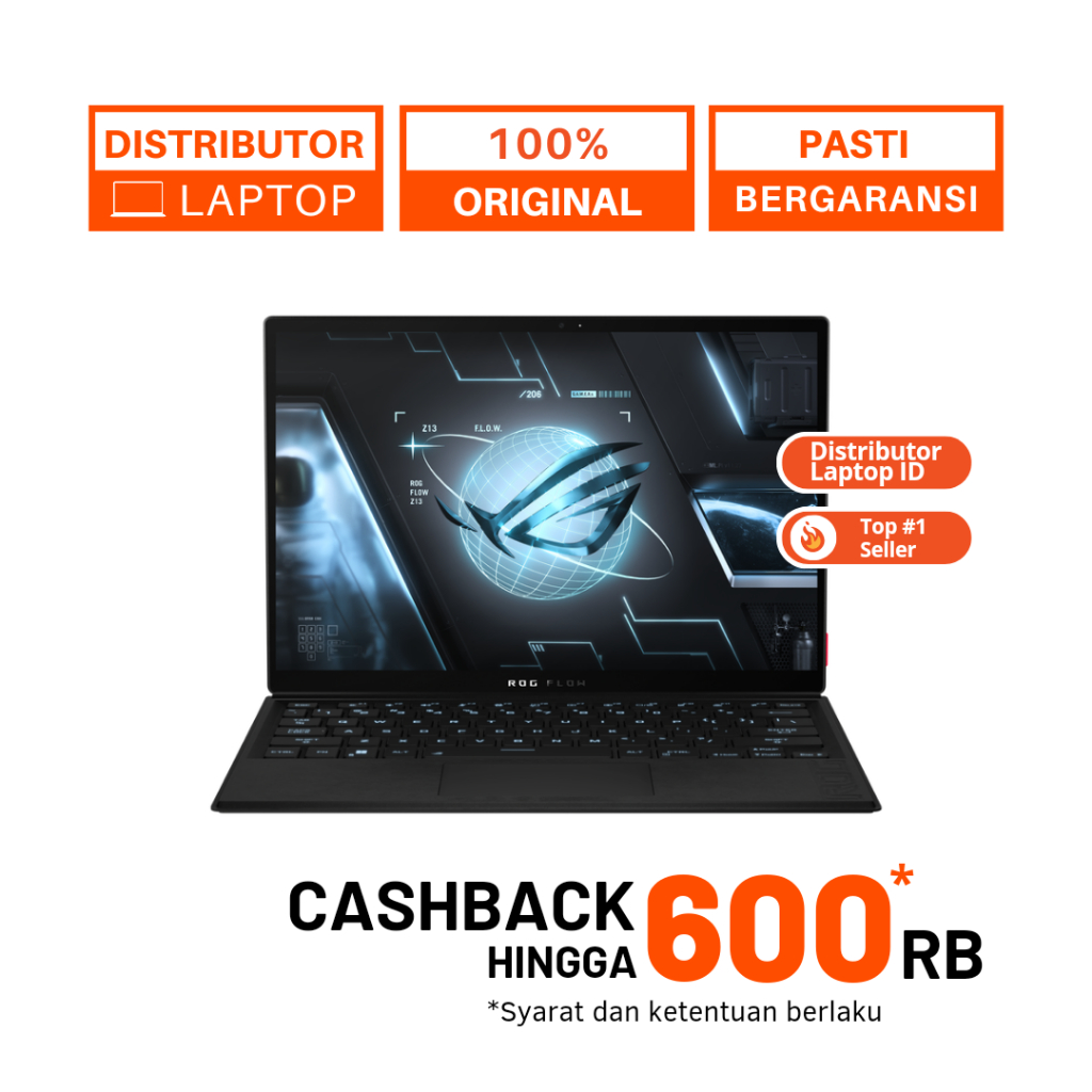 ASUS ROG FLOW X13 G13 Z13 INTEL i5 INTEL i5 i7 i9 Ryzen 5 7 9 VGA RTX RAM 8GB 16GB SSD 512GB GARANSI RESMI ASUS INDONESIA