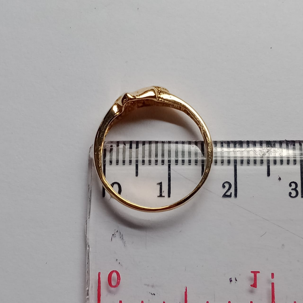 Cincin Emas 17K - 1.8 Gr Kadar 750 - 4891