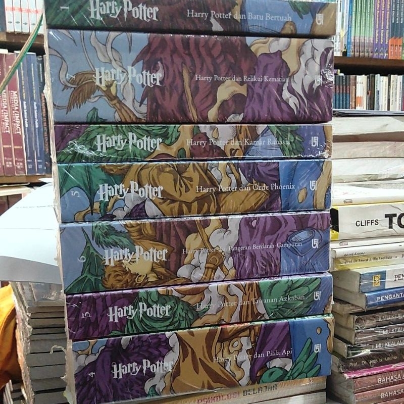 original buku paket 7 buku novel Harry Potter