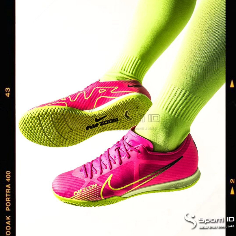 Sepatu Futsal Nike Vapor 15 Academy IC - Pink Blast DJ5633-605 Original