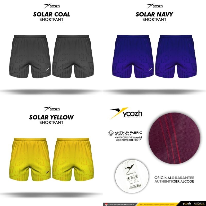 CELANA YOOZH SOLAR FULL PRINTING CUSTOM SUBLIM