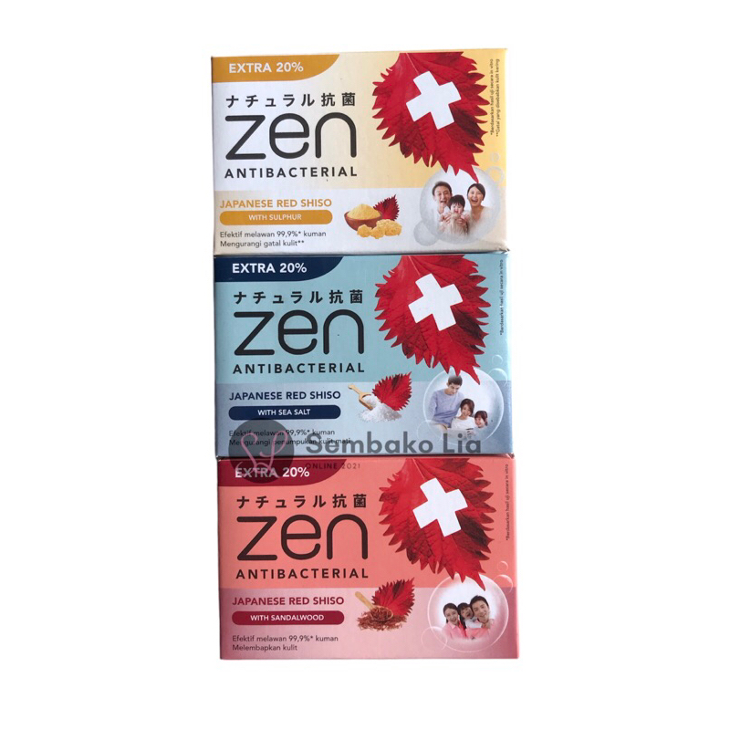 ZEN Anti Bacterial Bar Soap / Zen Antibacterial Body Soap 80g