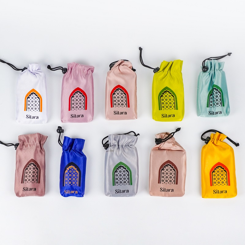 Sajadah Tas Serut Kecil Bunga Kecil