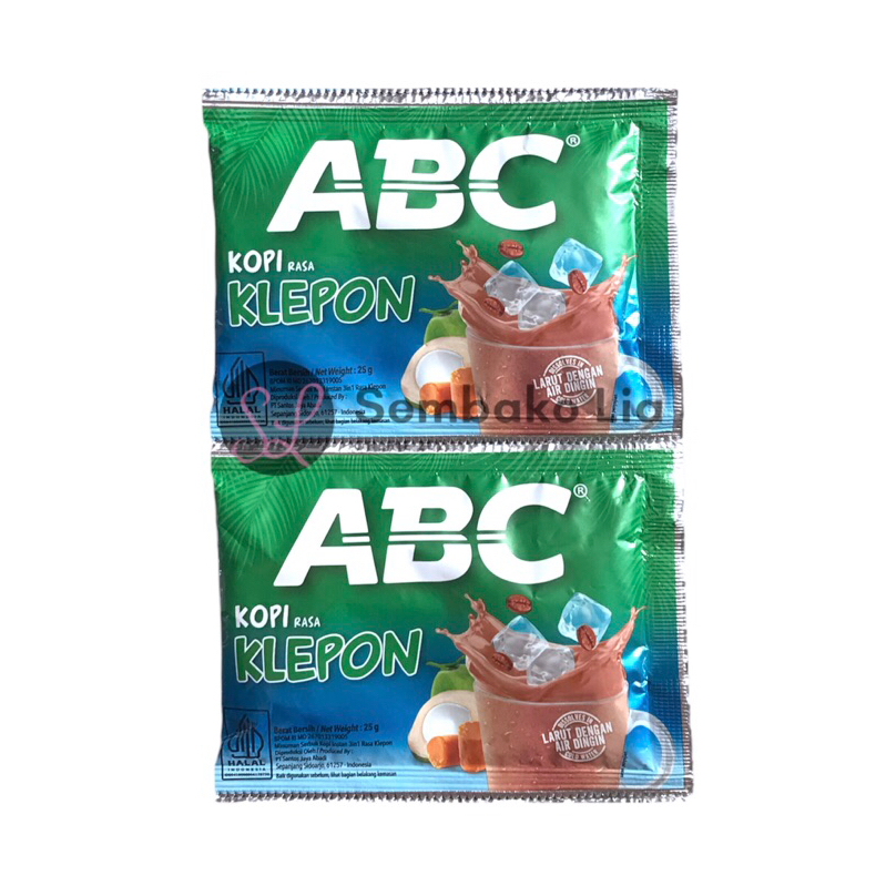 

ABC Kopi Klepon 25gr Renteng Isi 10 Sachet / Kopi ABC Klepon Renceng