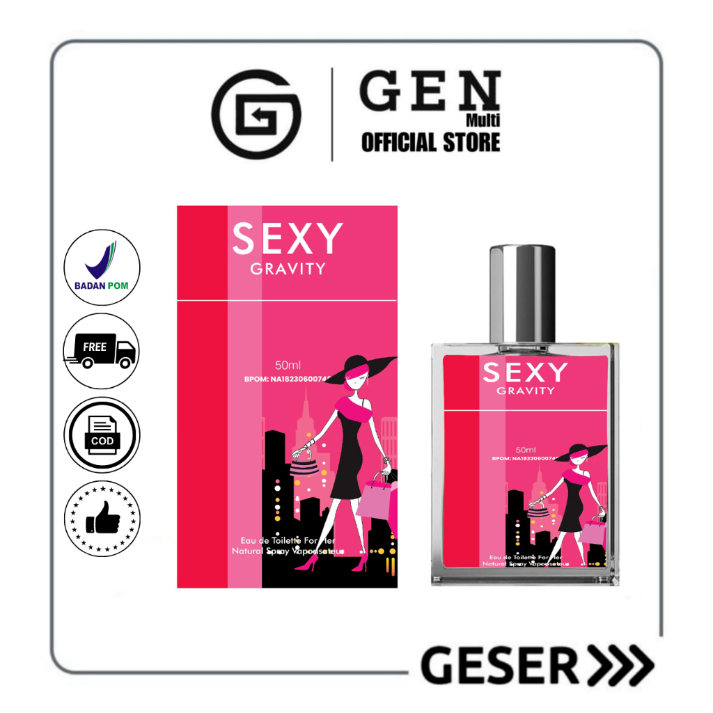 GEN - [BPOM] Parfum Sexy Gravity 50ml Premium / Parfum Sexy Gravity 50ml / Minyak Wangi Wanita 50ml