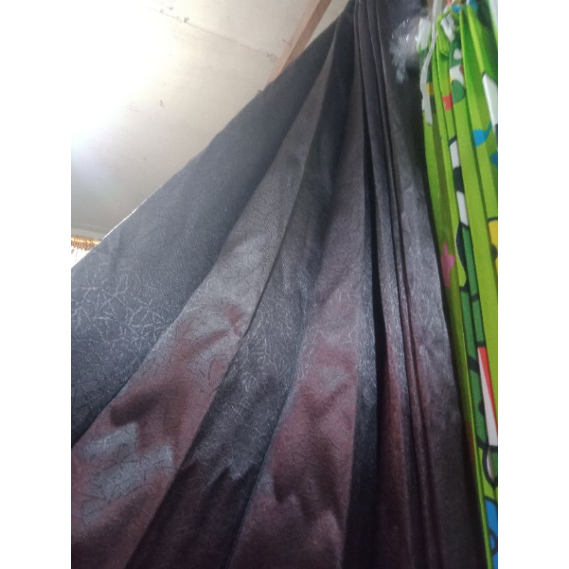 gorden smokring bahan bledru pintu, bahan bagus mewah