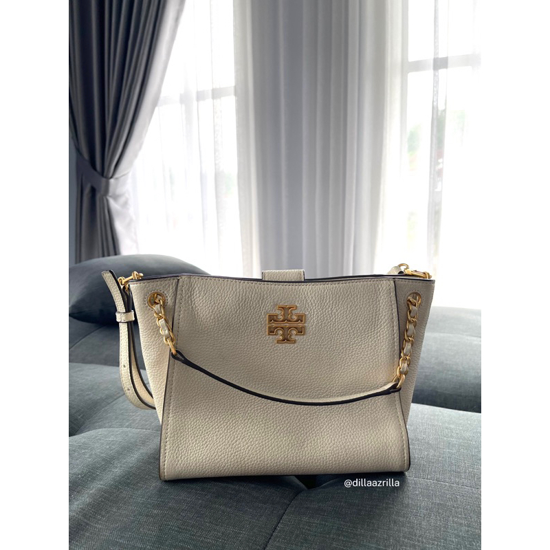 Tory Burch Britten Mini Tote New Ivory