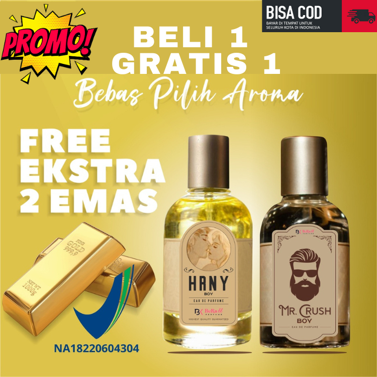 BELI 1 GRATIS 1 [ Gratis Ongkir ] Parfum Mr Crush &amp; Parfum Hrny Parfum Pria Wanita Premium Wangi Tahan Lama Parfum Pemikat Wanita Parfume Hrny Parfume Mr Crush