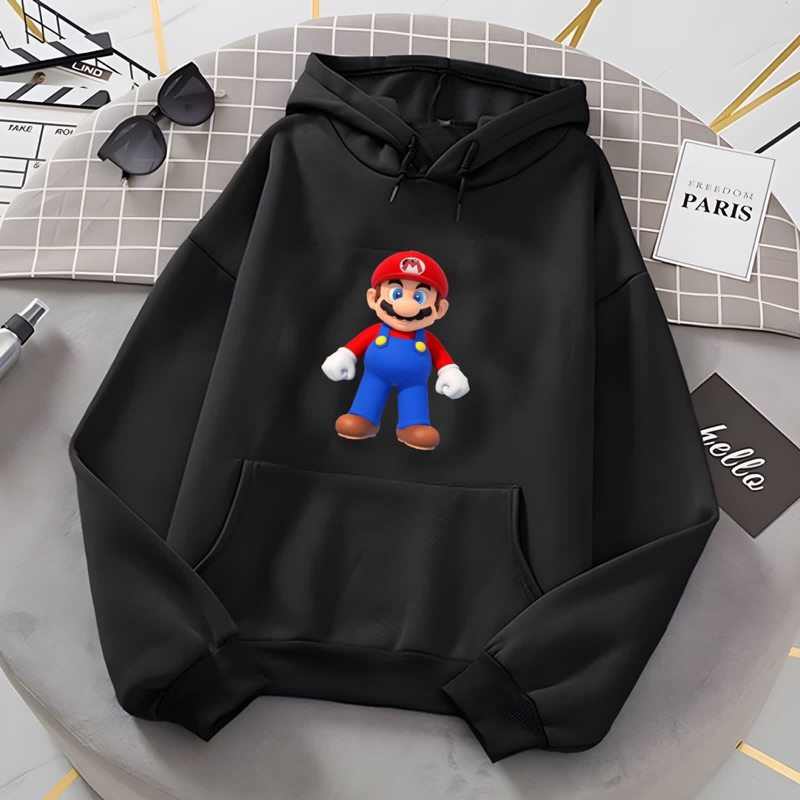 Sweater anak SUPER MARIO hoodie anak 2-10 tahun