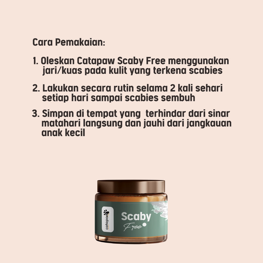 CATAPAW Salep Obat Scabies Kucing Anjing Gatal Gudik Koreng Ampuh