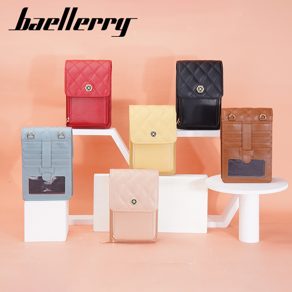 BAELLERRY N2391 Tas Selempang Wanita Tas Handphone Bahan Kulit PU Leather Premium WATCHKITE WKOS