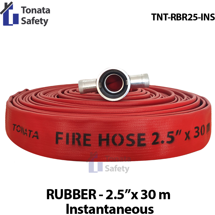 Fire Hose Rubber Instantaneous Tonata 2.5&quot; x 30m / Selang Pemadam 30 m