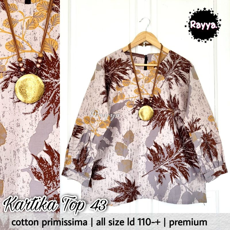 blus kartika top balon batik solo blus batik blus wanita