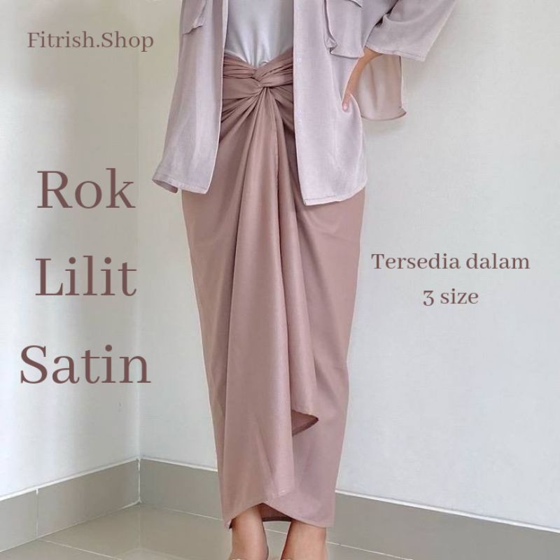 ROK LILIT SATIN | WARP SKIRT | ROK LILIT POLOS