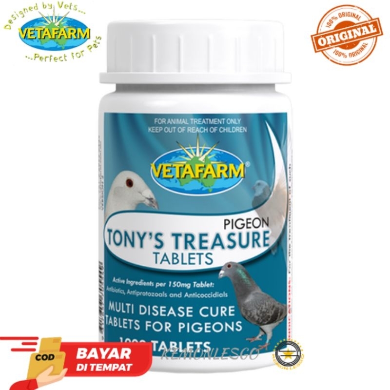 TONY'S TREASURE VETAFARM OBAT BURUNG TONY TREASUR
