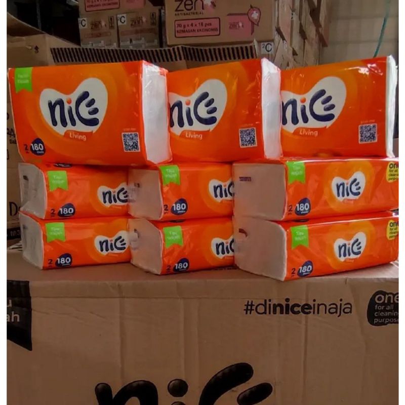 TISU NICE FACIAL 180 SHEETS 60PCS/1KARTON