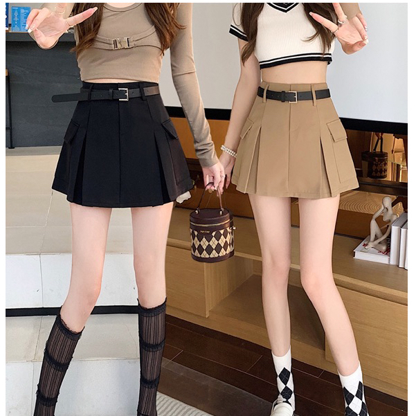 MINI SKIRT ROK PENDEK WANITA  POCKET MX637