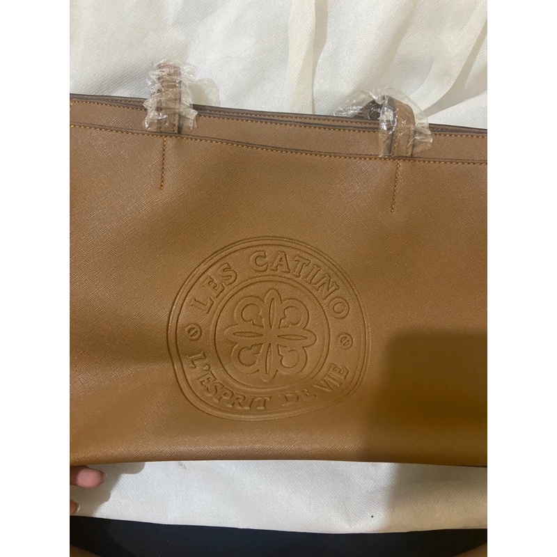 (new) Tas Les Catino Esprit Tote NI - thrush (cokelat)
