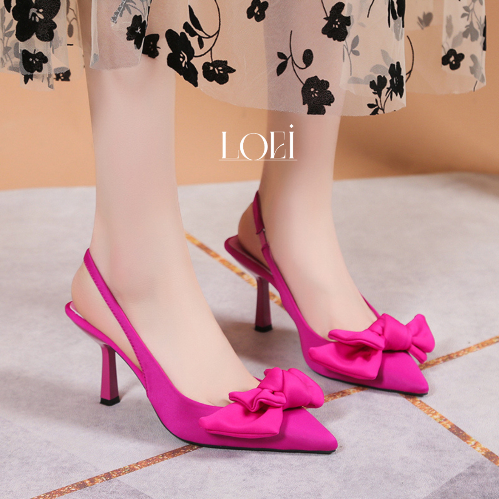 Sandal Hak Tinggi 0189 Heels 8cm Sepatu Korean Style Wanita Fashion Kekinian Terlaris