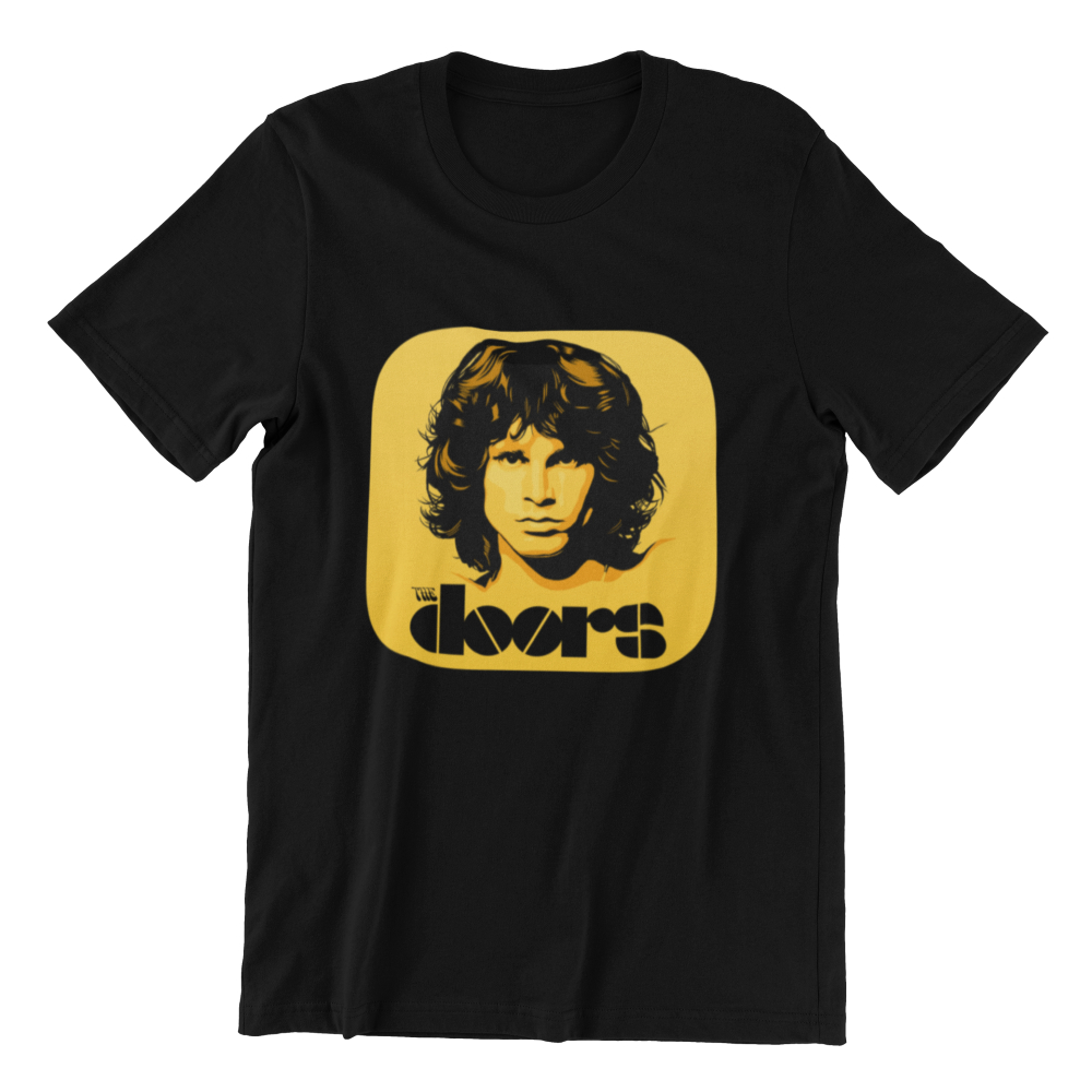 T-shirt cotton classic rock jazz music band baju band THE DOORS JIM MORRISON kaos katun musik