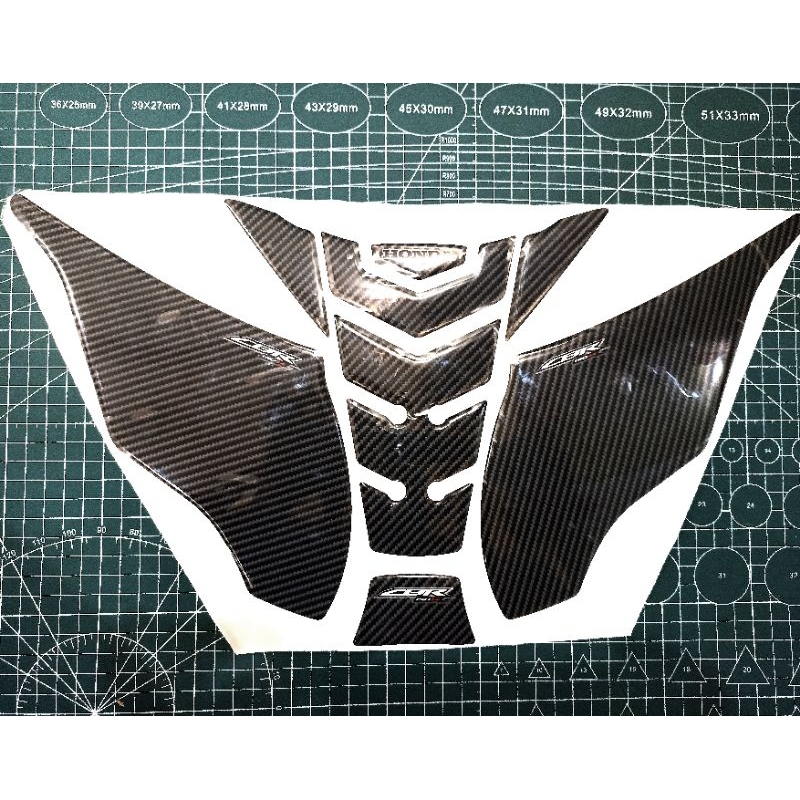 Striping tank pad timbul motor honda cbr 150 facelift / emblem timbul cbr 150 2016-2021