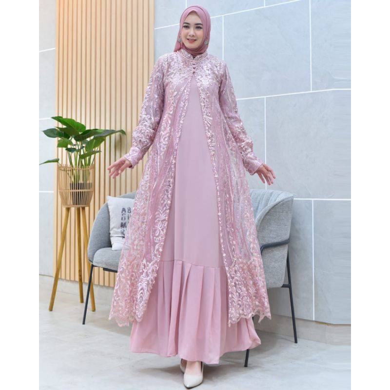 GAMIS TILLE ROMPI KEBAYA BRUKAT