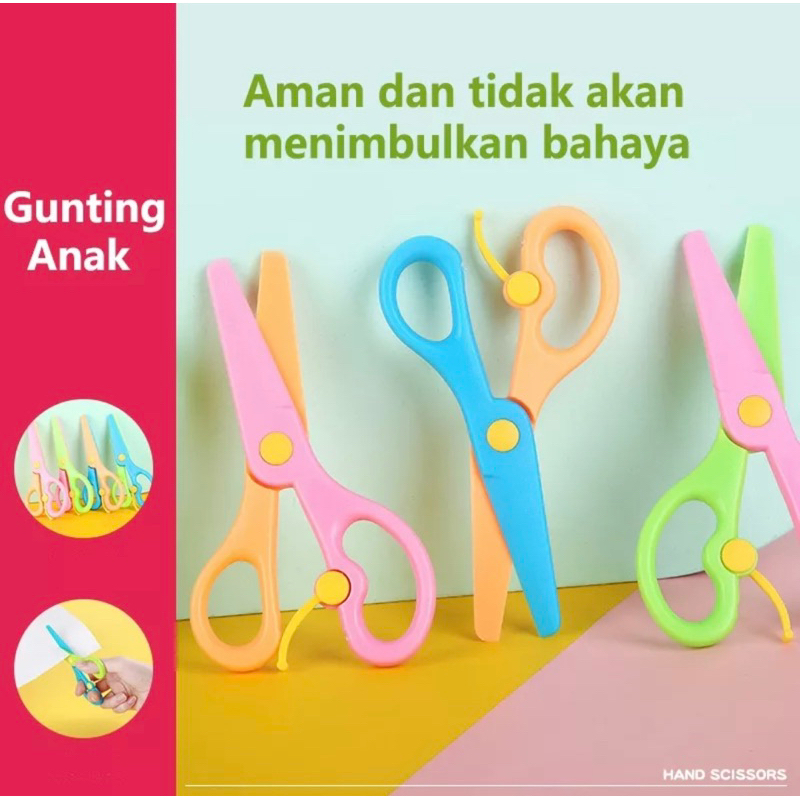 

Gunting Aman / Gunting Anak Plastik / Safety Scissors