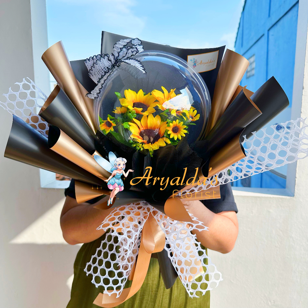 Bouquet Bunga PREMIUM Wisuda cowo Gift |Buket balon / Bouquet balon| Buket Kelulusan, Anniversary, G