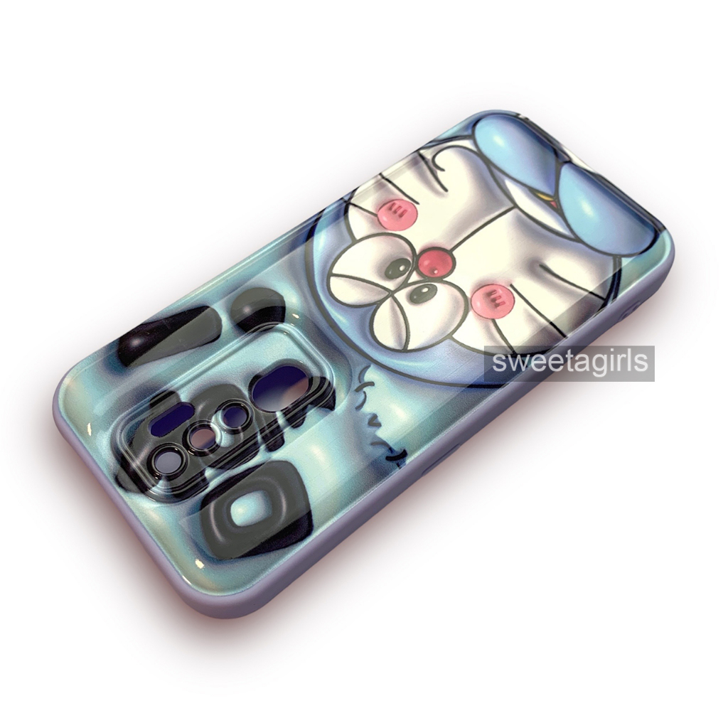 Softcase Silicon Print Visual 3D Oppo A5 (2020) / A9 (2020) ( sama bentuk dan ukuran ) Sweetacase.id - Casing Lucu - Kesing Cewek - Casing Lembut - Case Bening - Lucu - Gemoy