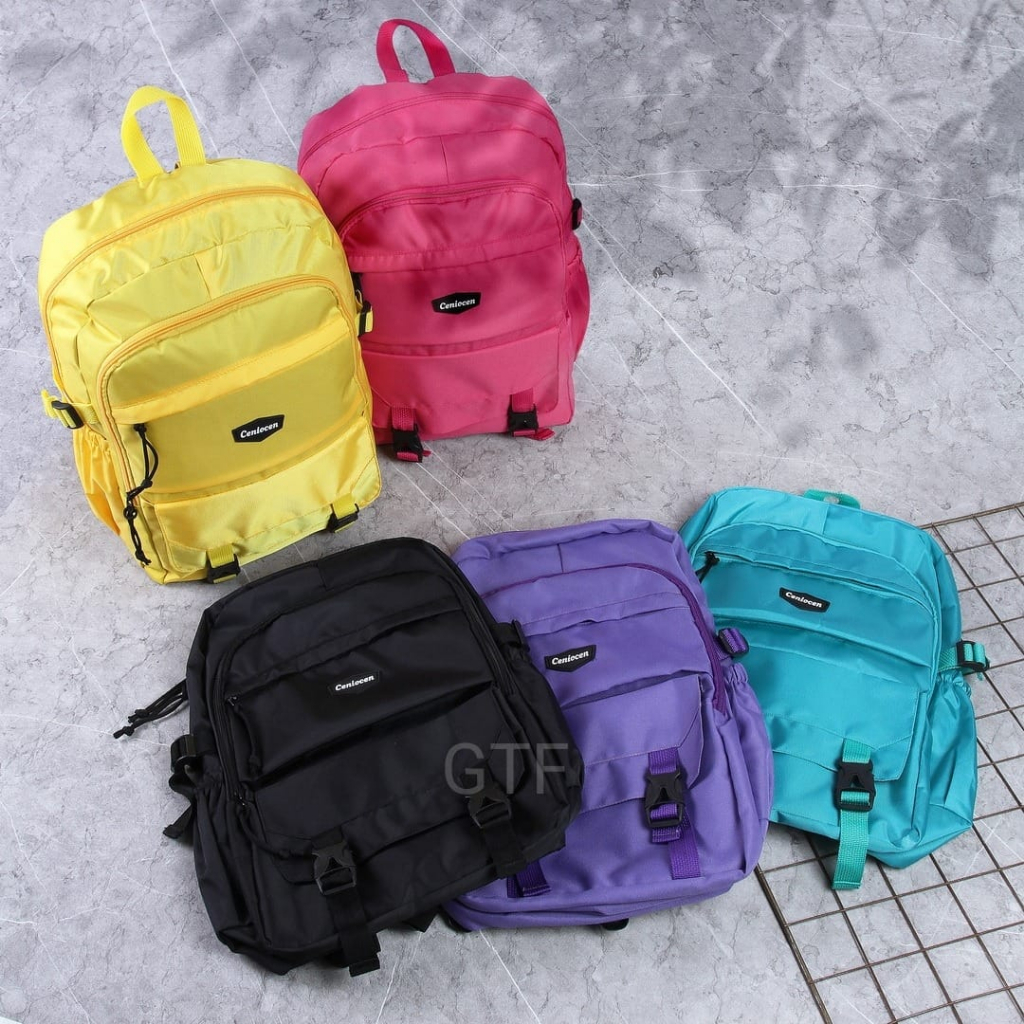 Gtf- Terbaru Tas Ransel Distro Lagi HIts Kapasitas Besar Ransel Serba Guna 5 Varian Warna Yang Menarik