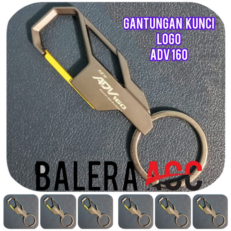 Gantungan kunci remote smart key Logo Honda ADV160 Kualitas PREMIUM