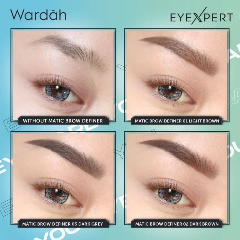 Wardah EyeXpert Matic Brow Definer , Wardah pensil alis matic