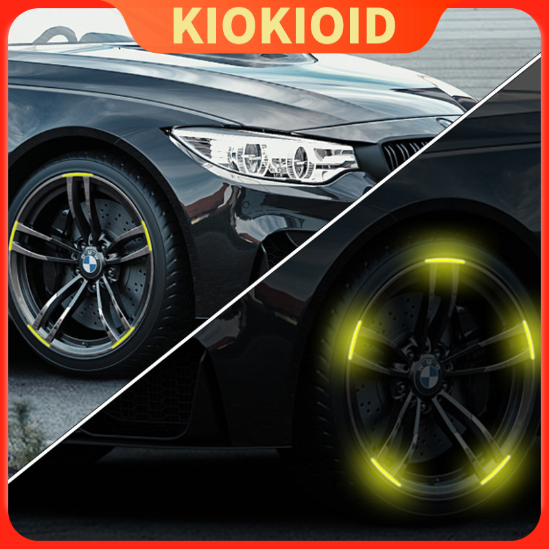 Stiker Mobil Stiker Motor 20pcs Stiker Reflektor Select Mobil Motor Sticker Reflektor 【kiokio】