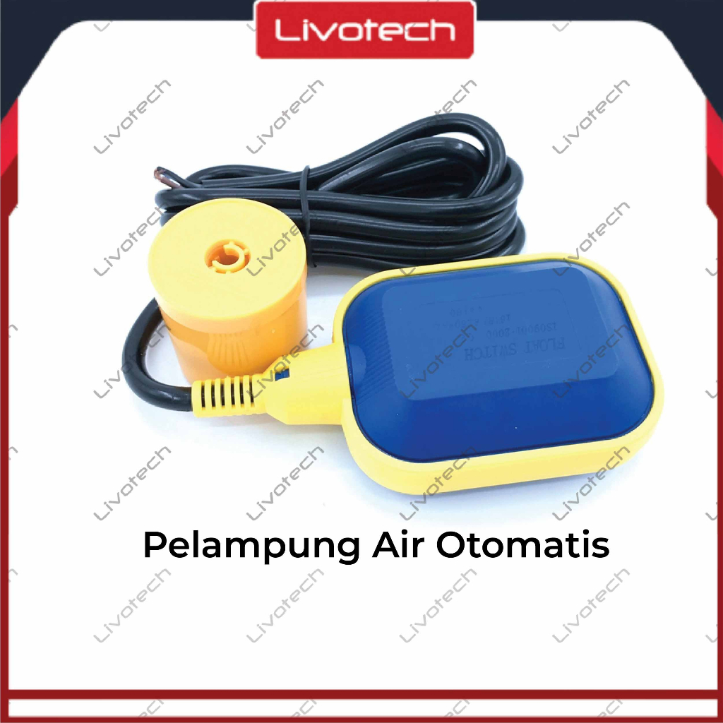 Float Switch Sensor Pelampung Pompa Air Celup 2 Meter Fluid Level Otomatis Toren
