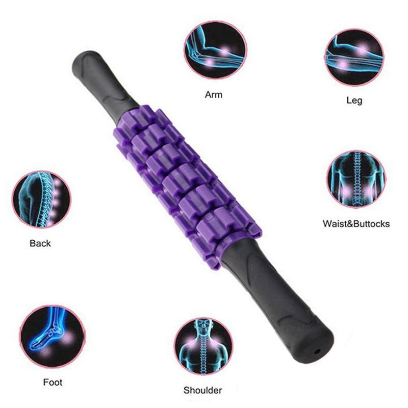 Massage Roller Stick Alat Pemijat Tongkat Roller Stick Roller Relaksasi Portable Untuk Yoga Fitness