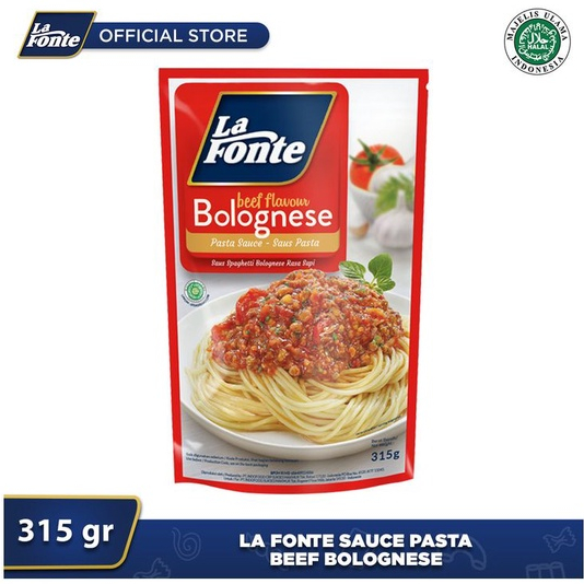 

LaFonte Saus Pasta Beef Bolognese 315gr