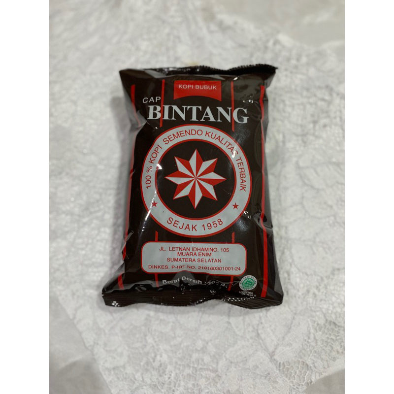 

Kopi Bubuk Cap Bintang Semendo khas Muara Enim Palembang Oleh-Oleh