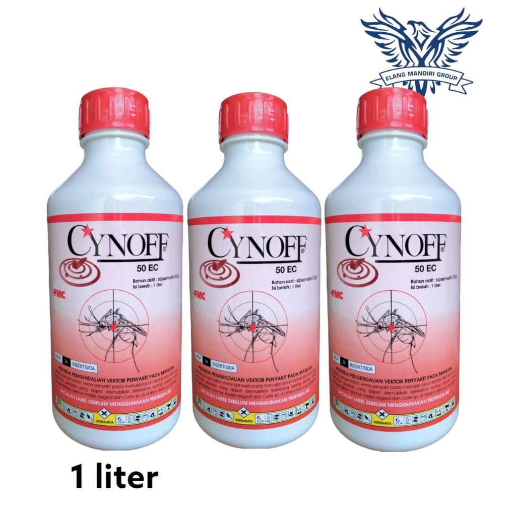 CYNOFF 50 EC 1 Liter Sipermetrin 50gr/lt  Obat Nyamuk / Fogging Ramah Lingkungan