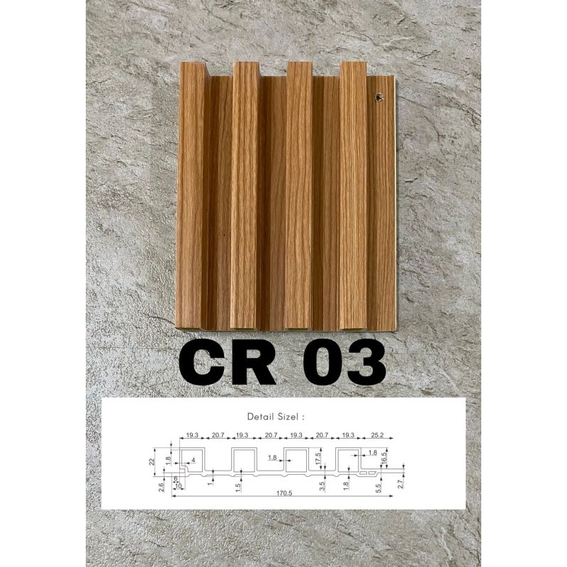 Wpc Panel dinding | Panel 3D | Hiasan dinding | Lantai kayu | Panel Back Drop Tv