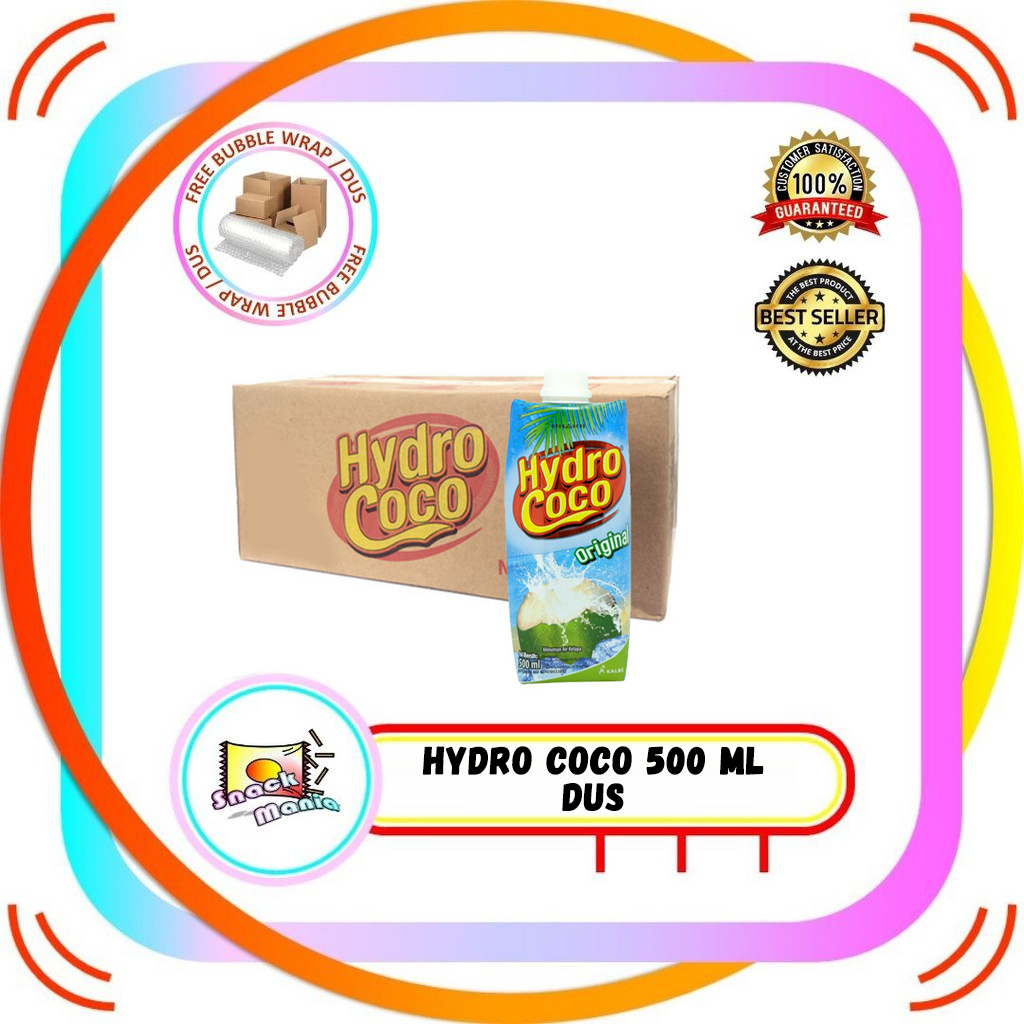 

Hydro Coco Hydrococo Air Kelapa 500 ml x 12 pcs DUS Coconut Water