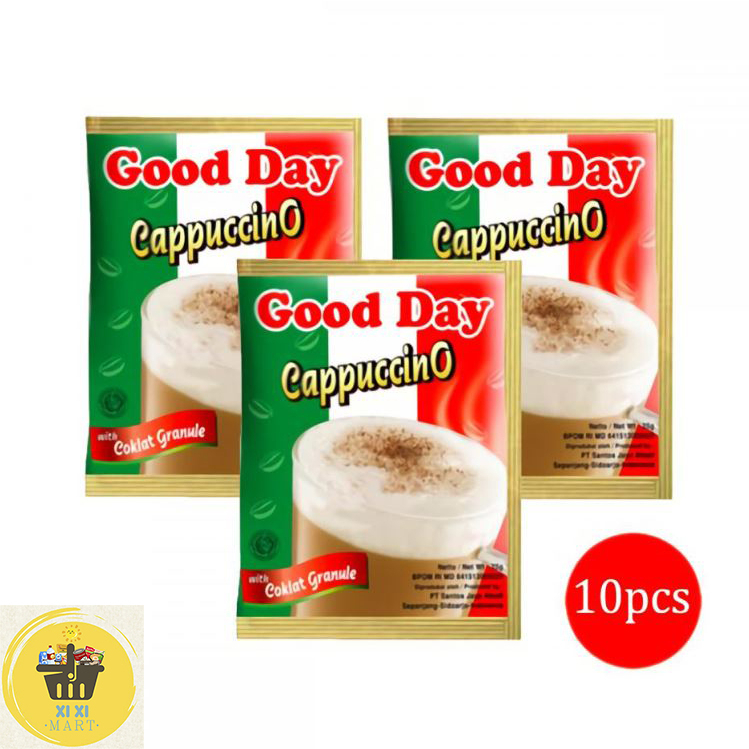 

GoodDay Cappuccino isi 10 sachet (@25gr)