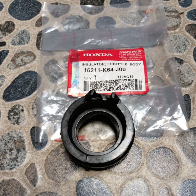 KARET INTAKE MANIPOL MANIPUL THROTLE THORTEL BODY CBR250 CBR 250 ORI ORIGINAL ASLI