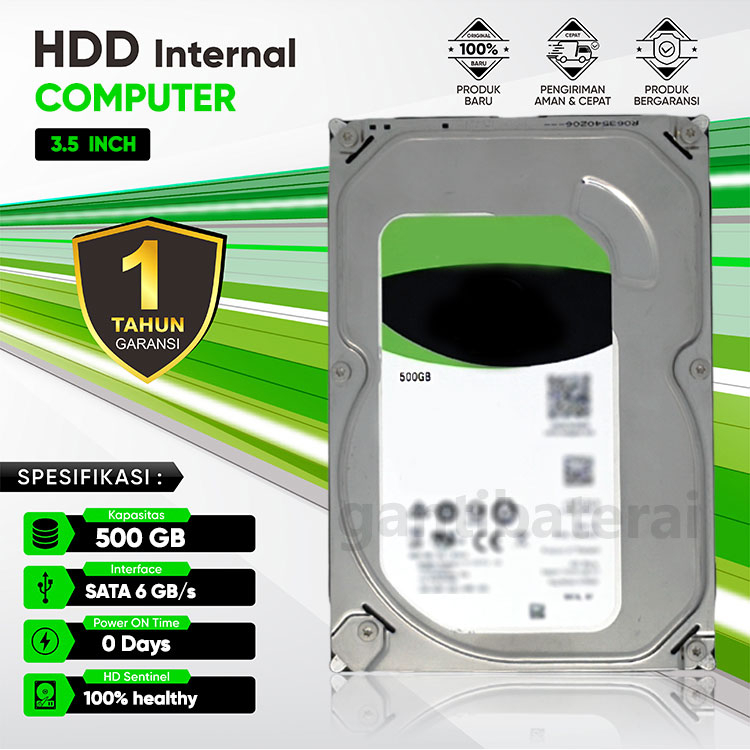 HDD PC 500GB Harddisk Internal PC Komputer 3.5&quot; Inch