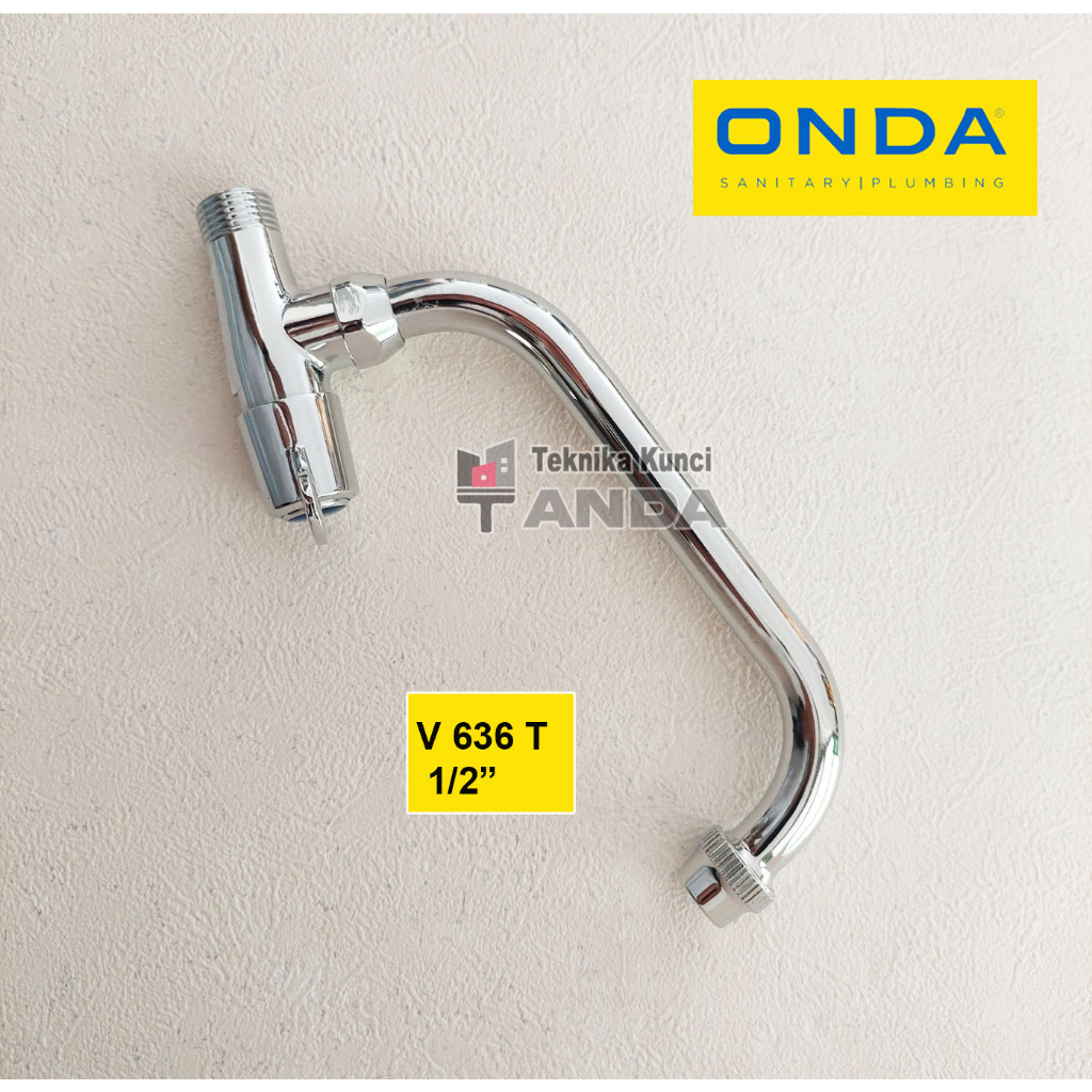 Kran Onda Kran Cuci piring - ONDA V636T - Kran Angsa Stenlis