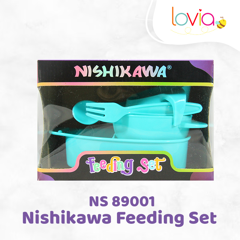 Nishikawa Feeding Set / Tempat Makan - Gift Set - Tempat Makan Bayi Set NS 89001