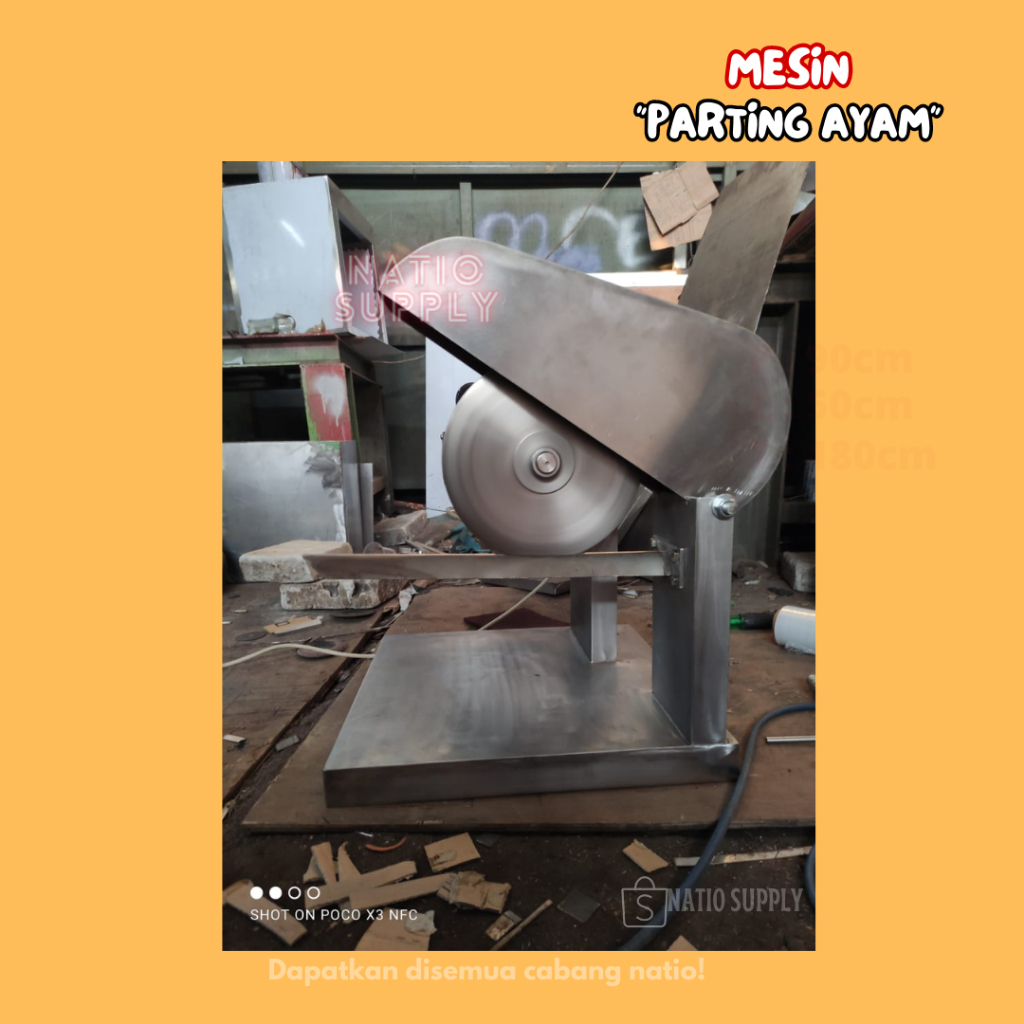 

Mesin Potong Ayam / Parting Ayam - Stainless