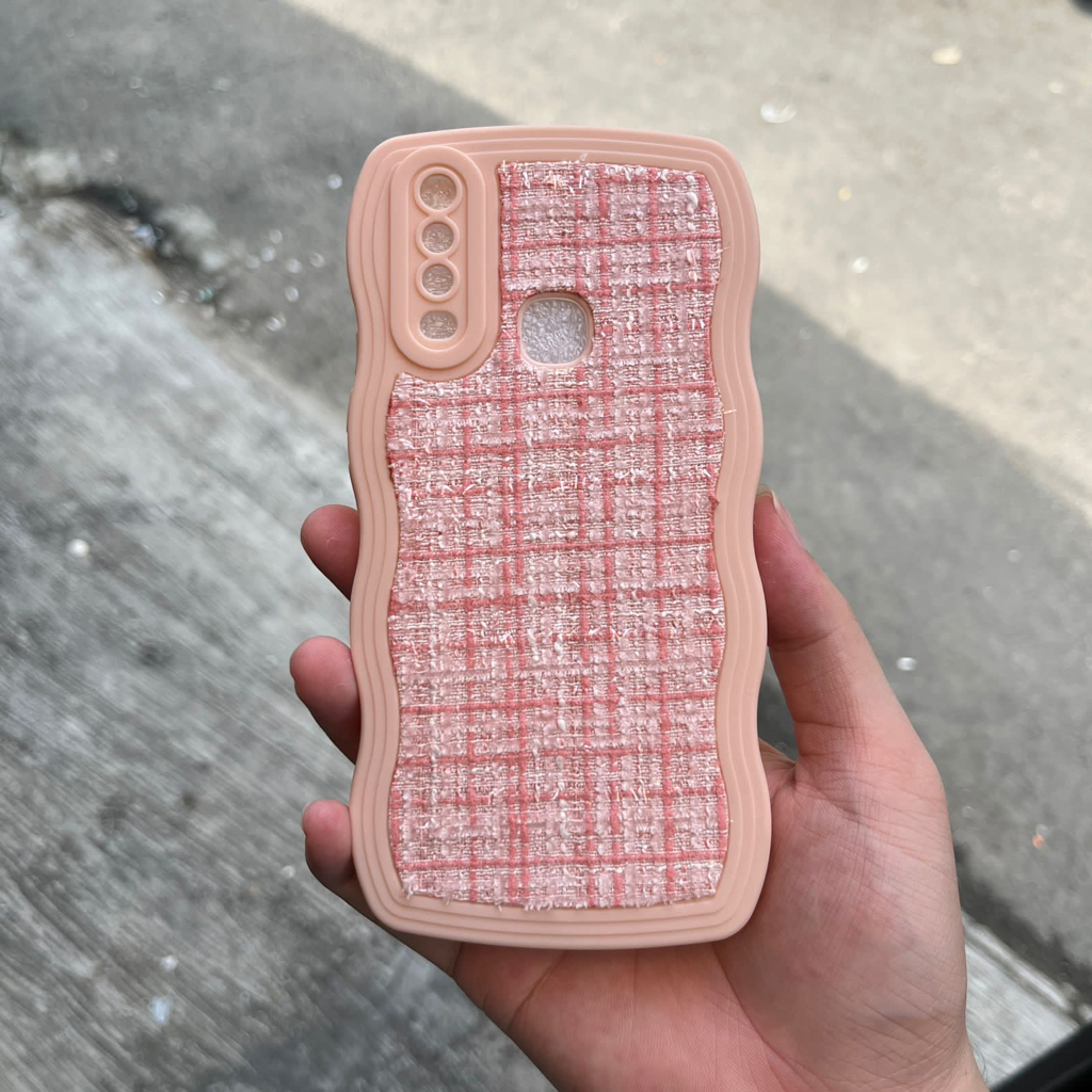 Softcase Gelombang Painting Blink For Oppo Realme Vivo Ip