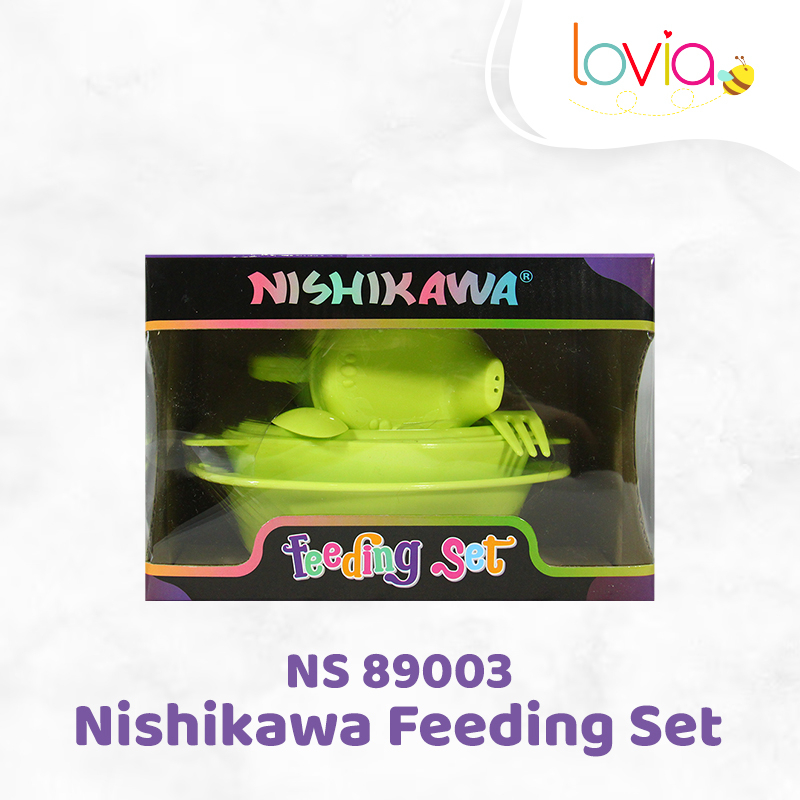 Nishikawa Feeding Set / Tempat Makan - Gift Set - Tempat Makan Bayi Set NS 89003